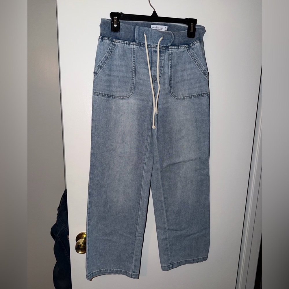 Vanilla Star Light Blue Wide Leg Pants